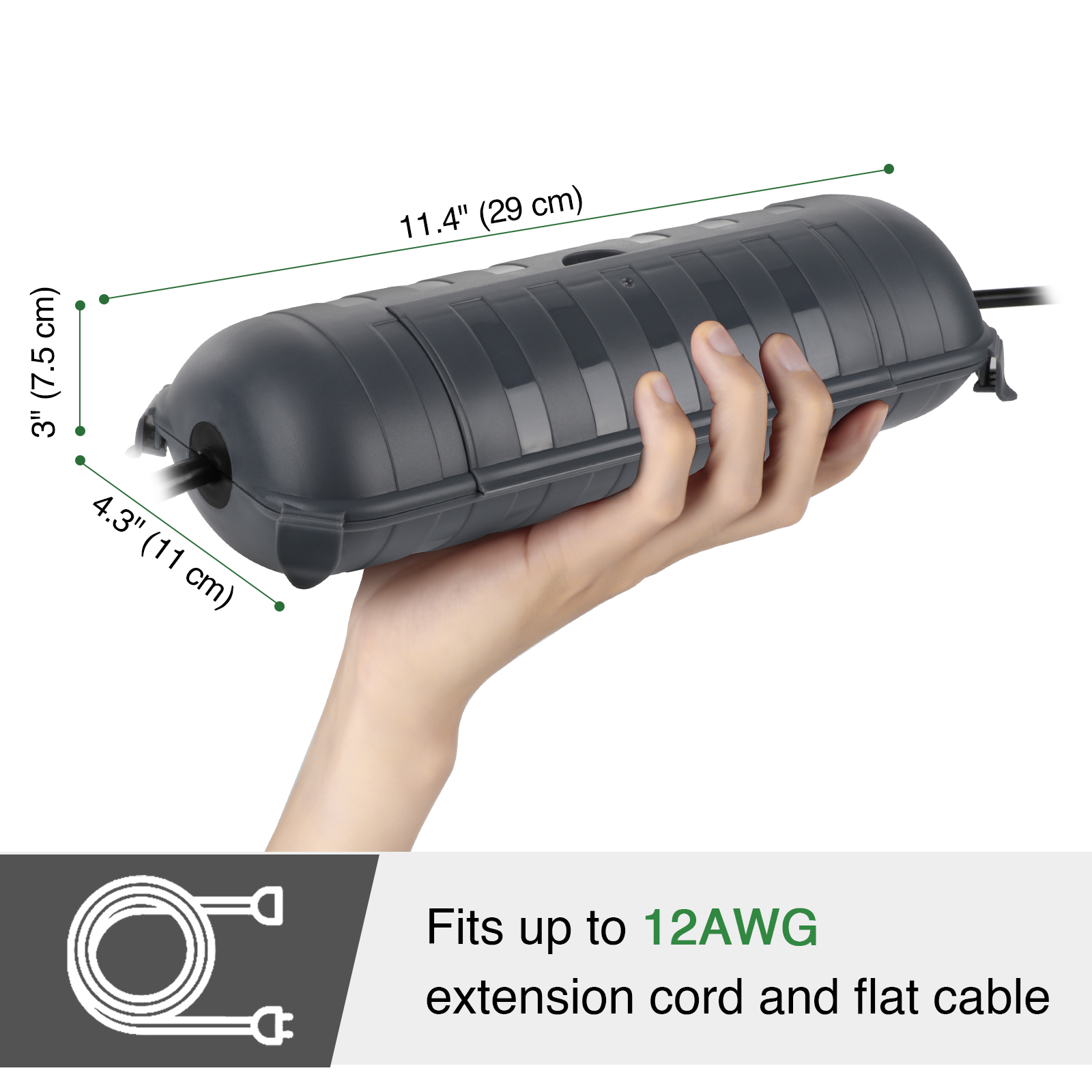 Large Weatherproof Outdoor Ele - đánh giá và giá Outdoor Power Strip Weatherproof